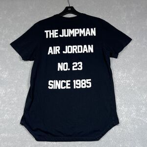 Air Jordan Shirt Mens Large 1 Blk Wht 1985 Jumpman Gym 23 Ali The Champ Style